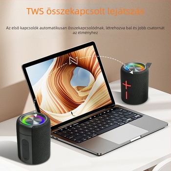 Kétfunkciós hordozható Bluetooth hangszóró mágneses kialakítással – Bluetooth 5.0, 20W, IPX6, 100 Hz–20 kHz, beépített akkumulátor 2000–4000 mAh