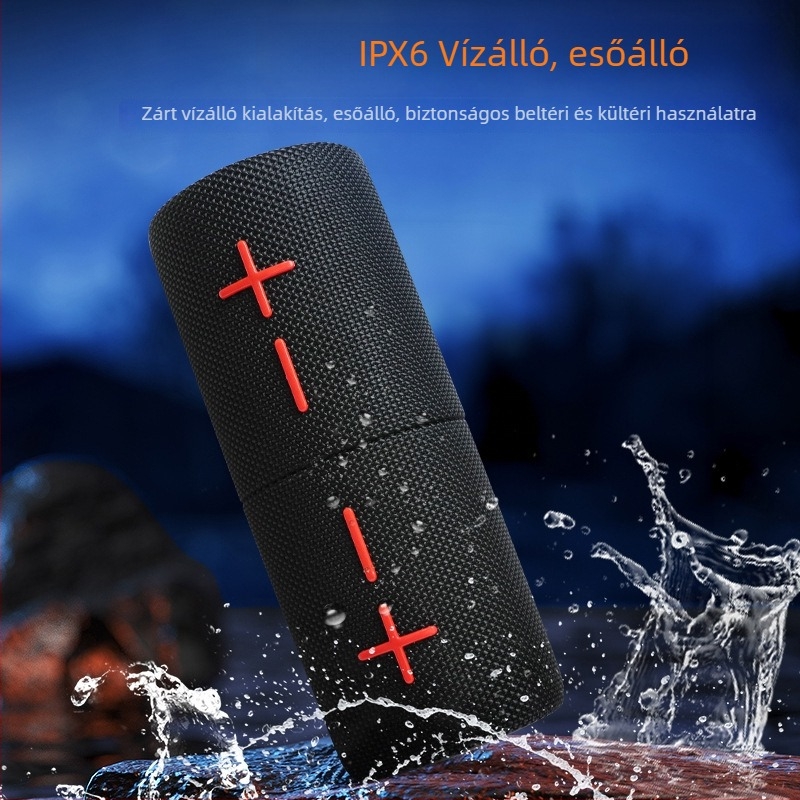 Kétfunkciós hordozható Bluetooth hangszóró mágneses kialakítással – Bluetooth 5.0, 20W, IPX6, 100 Hz–20 kHz, beépített akkumulátor 2000–4000 mAh
