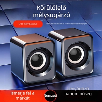 Asztali számítógép hangszórók, 2 hangszóró, USB tápegység, 3.5 mm-es bemenet, Bluetooth 5.0, frekvencia-tartomány 100 Hz–20 kHz