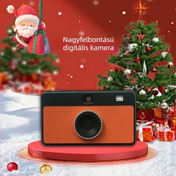 Diákoknak szóló digitális kamera 3x optikai zoommal, szépség-selfie mód, testreszabható logó minta, születésnapi ajándék