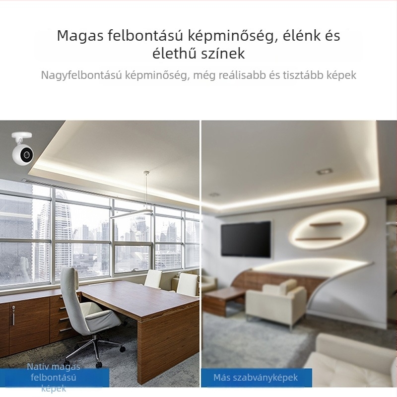 A2 1080P vezeték nélküli WiFi otthoni biztonsági kamera, kétirányú interkom, TF-kártya tárhely