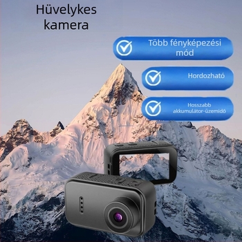 F2 háziállat-kamera – 1080p/720p videó, TF-kártya tár, 3 órás akkumulátor, ABS ház