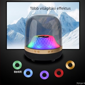 Vezeték nélküli Bluetooth hangszóró 5‑hangszórós rendszerrel, IPX5 vízálló, Bluetooth 5.3, beépített 4000–6000 mAh akkumulátor, 40 W névleges teljesítmény