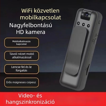 Rendőrségi testkamera 3CCD szenzorral, 720p felvétel, 1,5 colos LCD, microSD tárhely