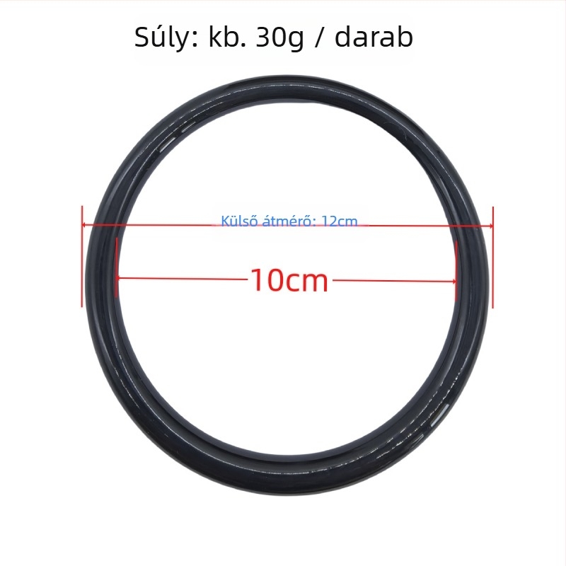 Akril fogantyú kör D-gyűrű és félkör alakú táskafogantyú DIY kiegészítő, vízálló, friss és édes stílus