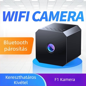 F1 Kamera – 1080P HD éjjellátó IR, Távoli Wi‑Fi Biztonsági Kamera, TF-kártya + Felhő-tárhely, Videó és Fotó
