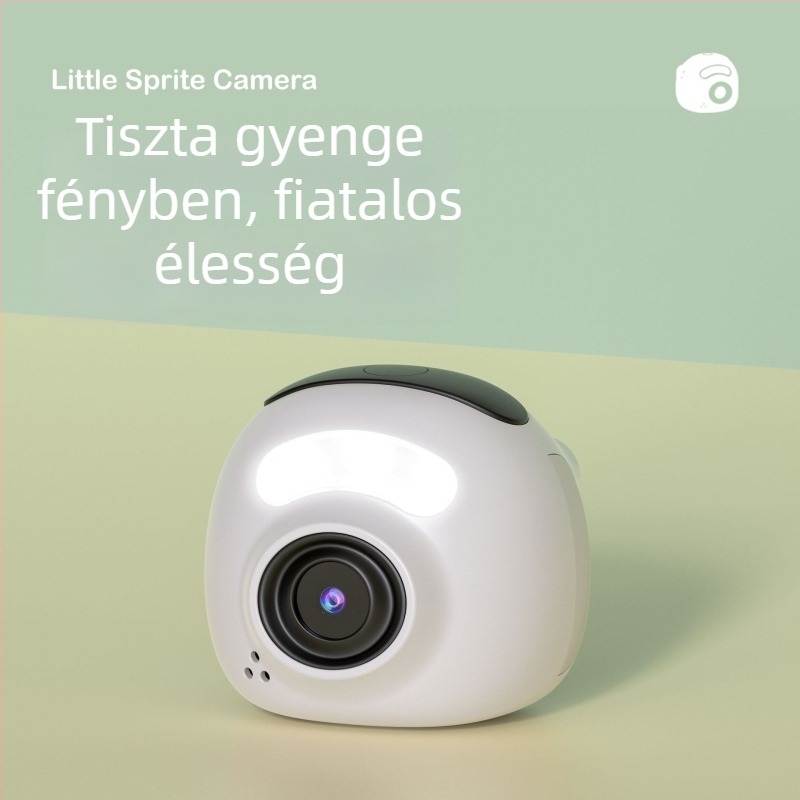 Kompakt selfie kamera campusos vlogokhoz és diákok számára – Gyerekeknek szánt Elf kamera