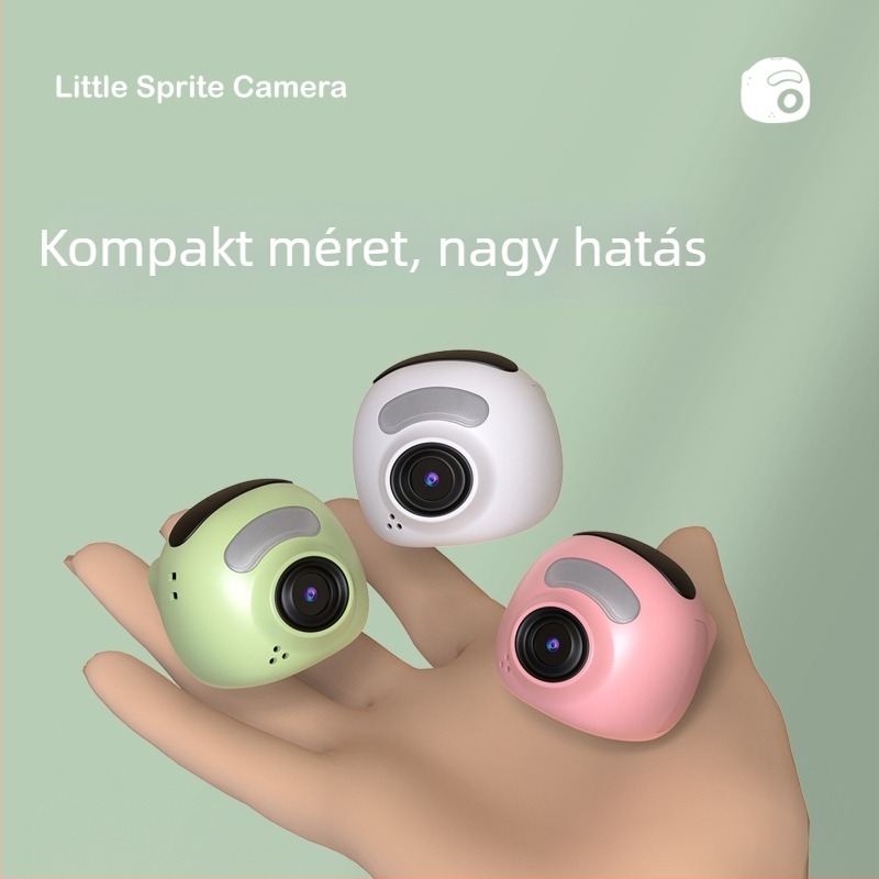 Kompakt selfie kamera campusos vlogokhoz és diákok számára – Gyerekeknek szánt Elf kamera