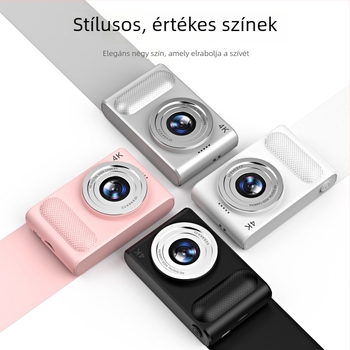 Diák digitális kamera CMOS-szenzorral, 8x optikai zoom, 2,4 hüvelykes HD kijelző, kompakt gyerekkamera