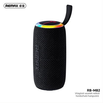 Vezeték nélküli kültéri hangszóró RGB LED világítással, Bluetooth 5.0, IPX7 vízálló, beépített akkumulátor 1000–1200 mAh, teljesítmény 7W