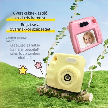 New Star Z001 Gyerekeknek kamera 2 hüvelykes LCD-vel, 1080p videó és fotók, TF-kártya tárhely, USB-töltés