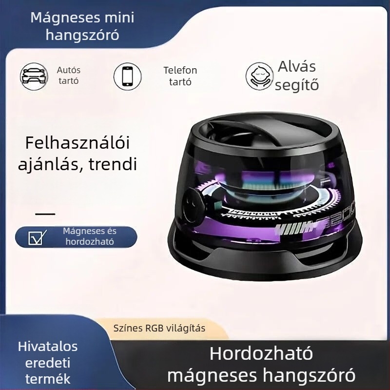 G200 hordozható mini Bluetooth hangszóró szubwooferrel, Bluetooth kapcsolat, 60 Hz–15 kHz, SNR ≥70 dB, IPX5, beépített akkumulátor 800–1000 mAh