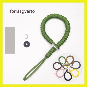 Nylon kötél kamera csuklópánt TD6620, univerzális kamerákhoz, állítható hossz, teherbírás 10 kg