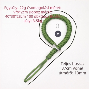 Nylon kötél kamera csuklópánt TD6620, univerzális kamerákhoz, állítható hossz, teherbírás 10 kg