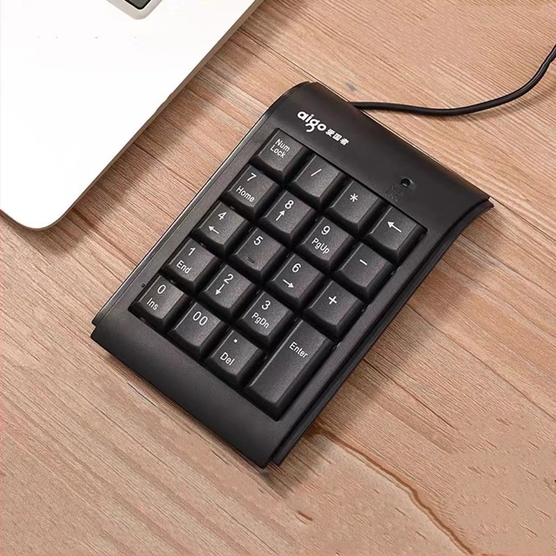 Patriot W909 vezetékes numerikus billentyűzet, 19 gomb, notebook és irodai használatra