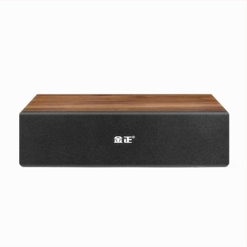 Bluetooth számítógépes hangszóró fából készült házban — Bluetooth 5.3; kimeneti teljesítmény 5W; frekvencia-válasz 60 Hz–15 kHz; SNR ≥70 dB; hatótávolság 10 m