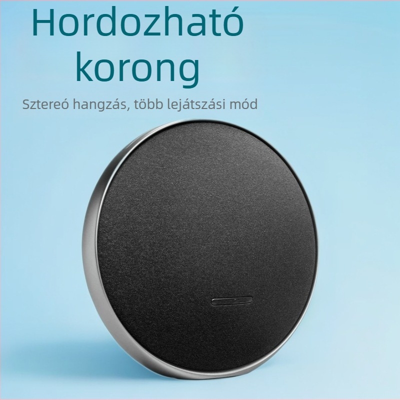 Beépített akkumulátoros Bluetooth asztali hangszóró, 7W, Bluetooth 5.2, 100Hz-20kHz, SNR ≥75dB