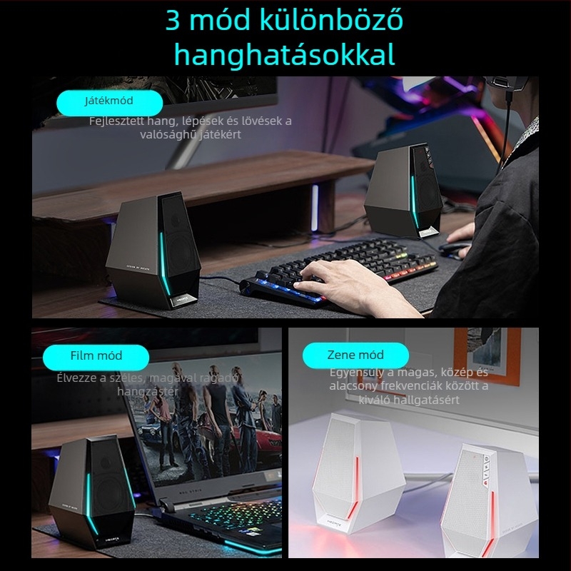 Edifier G1500 Bluetooth asztali számítógép-hangfalak (2-csatornás sztereó, Bluetooth 5.3, 2 hangfal)