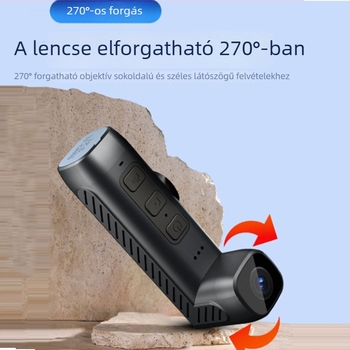 Fejre szerelhető sportkamera Wi-Fi-vel, CMOS szenzorral, 1080p felbontással, dupla stabilizációval, MicroSD tárhellyel