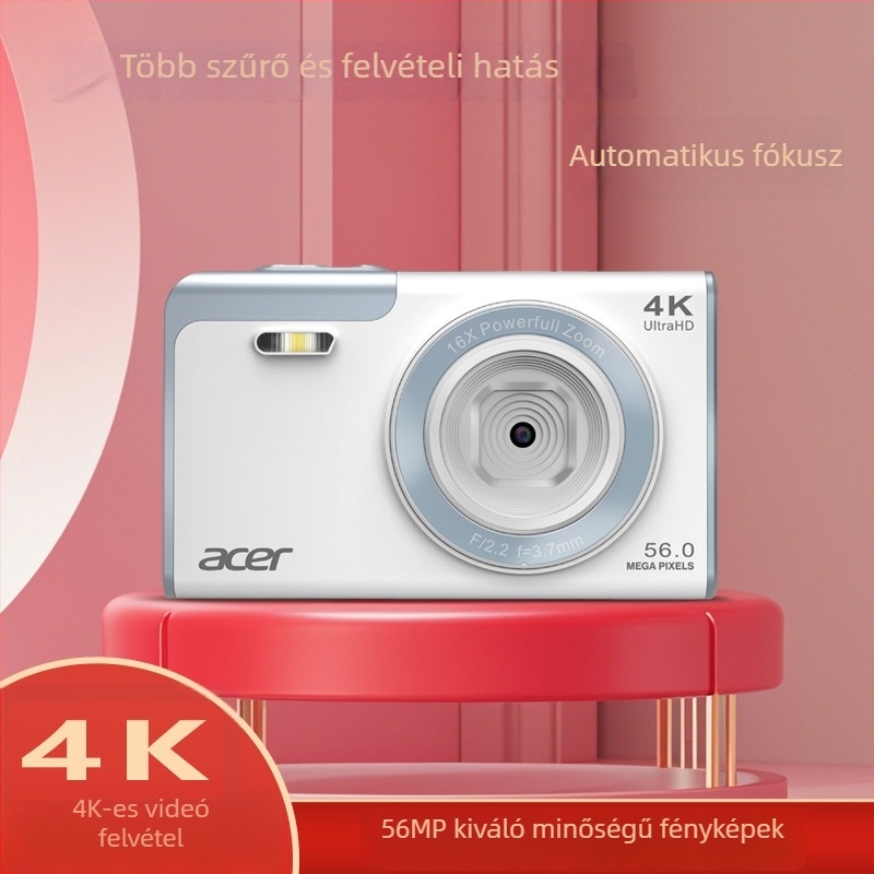 Kezdő szintű 4K CMOS kamera 24 MP-s szenzor, 16x optikai zoom, 3840x2160 felbontás, periszkópos objektív