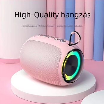 Vezeték nélküli Bluetooth hangszóró erőteljes mélynyomóval, kiváló hangzás (Bluetooth, 100 Hz–20 kHz, SNR ≥70 dB, IPX7, ABS ház)