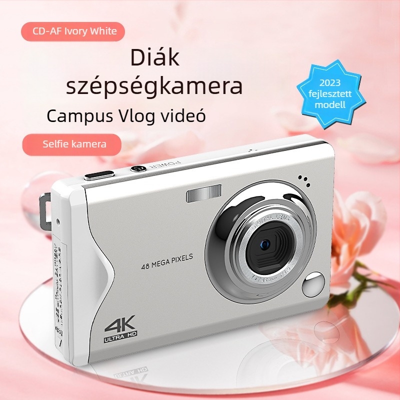 CDFA belépő szintű digitális kamera CMOS 48 MP szenzorral, 16x optikai zoom, periszkóp objektív, teljes manuális működés, HD kijelző