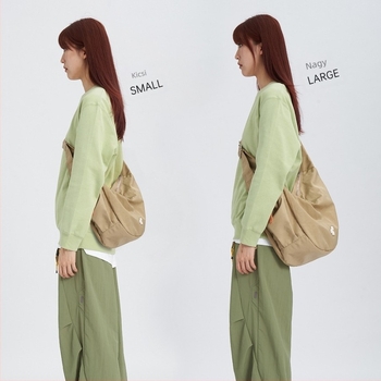 VAOPER férfi crossbody táska, nylon anyag, vízálló, street-trendy stílus