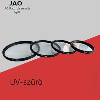 DSLR-kamera UV-szűrő, JAO-UV modell, egyszerű UV-szűrő, OEM gyártás, márka JAO