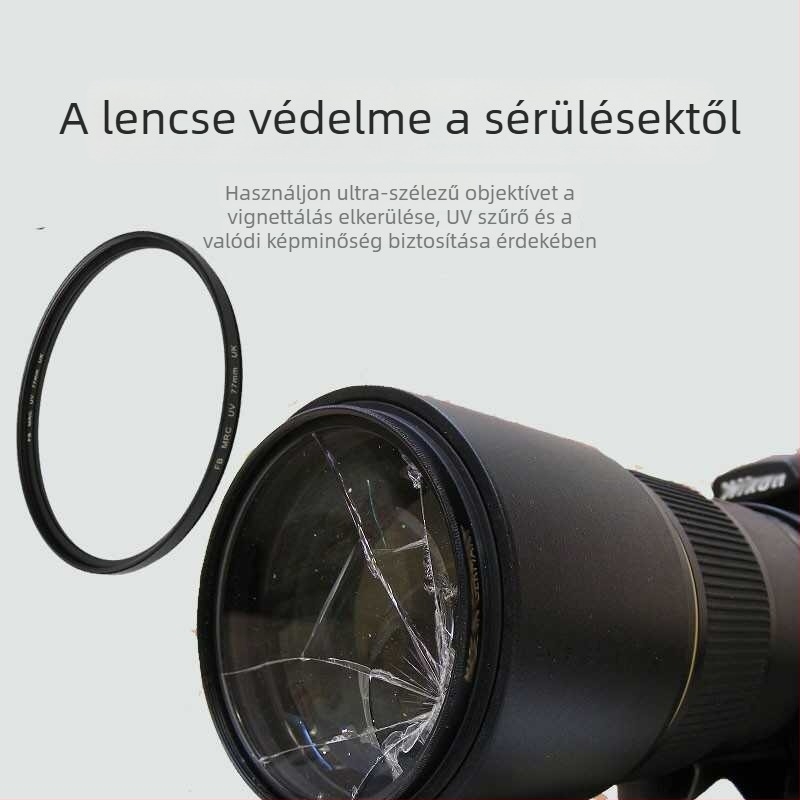 DSLR UV-szűrő – univerzális, ultra vékony, átlátszó üveg