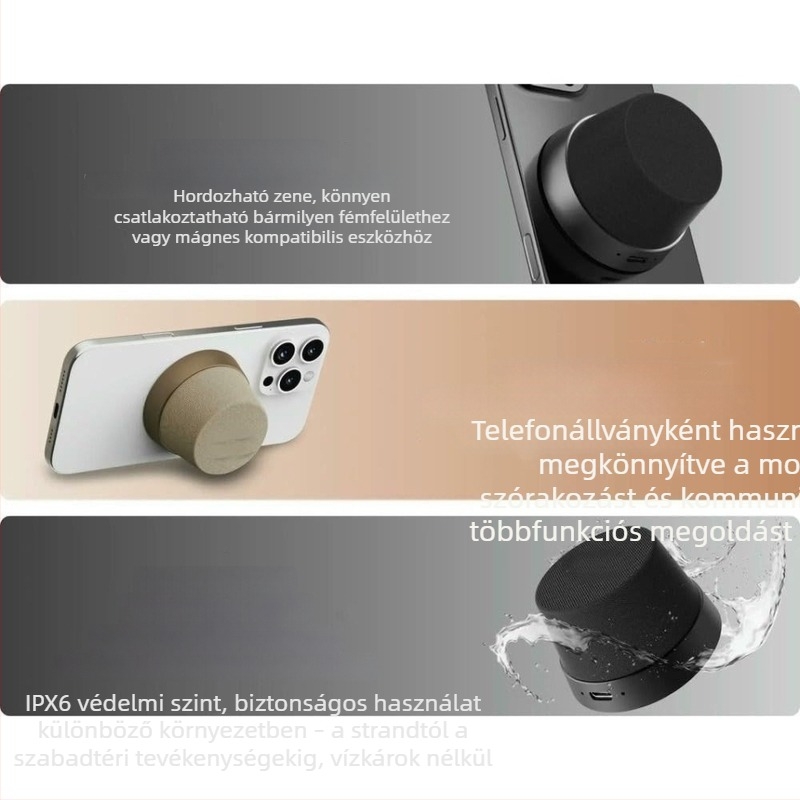 Bluetooth hangszóró, mini hordozható beépített akkumulátorral, 5W kimenet, Bluetooth 5.3, 100Hz–20kHz, 10m hatótáv