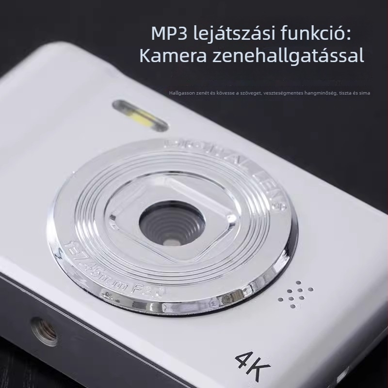 Magas felbontású belépő szintű diákkamera retro CCD-vel, kompakt vlogkamera