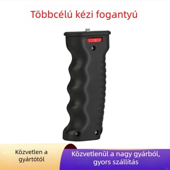 Stabilizátor fogantyú – többfunkciós, univerzális, LED tartóval DSLR kamerákhoz (MMSP, ABS, OEM)