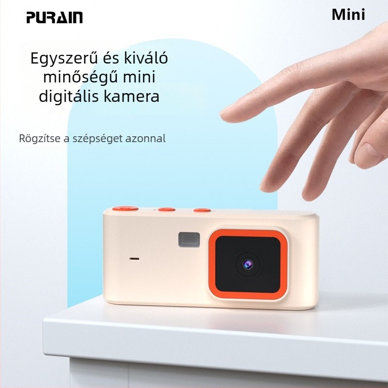 Zseb CCD digitális kamera – kompakt retro mini kamera campusra, ultra éles