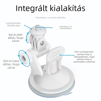 XFH Autóba szerelhető szívófejes tartó, alap 68 mm, többirányú, fix tartó, OEM