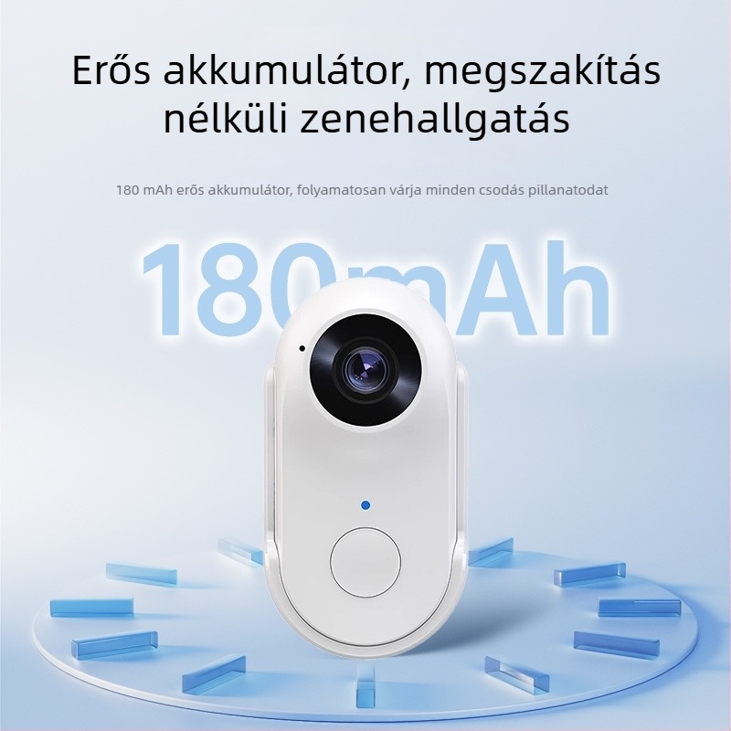 WiFi mini ujjkamera, 2MP, ABS ház, modell A100+, mozgásrögzítő motorkerékpárokhoz és háziállatokhoz