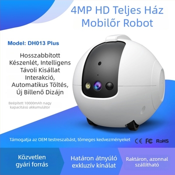 Gyárilag testre szabott háziállat‑megfigyelő kamera macskák szórakoztatására, Wi‑Fi mobil megfigyelés és távoli hang‑interkomos őrrobot