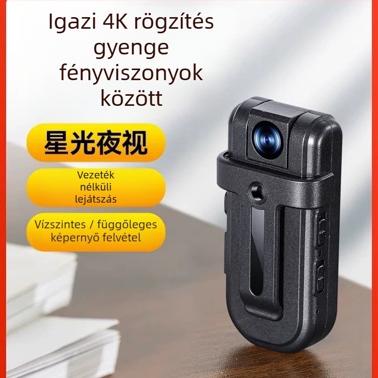 M27 klipszes hátsó kamera vlog felvevő, 4K felbontás, 5 órás üzemidő, 2023-ban piacra került