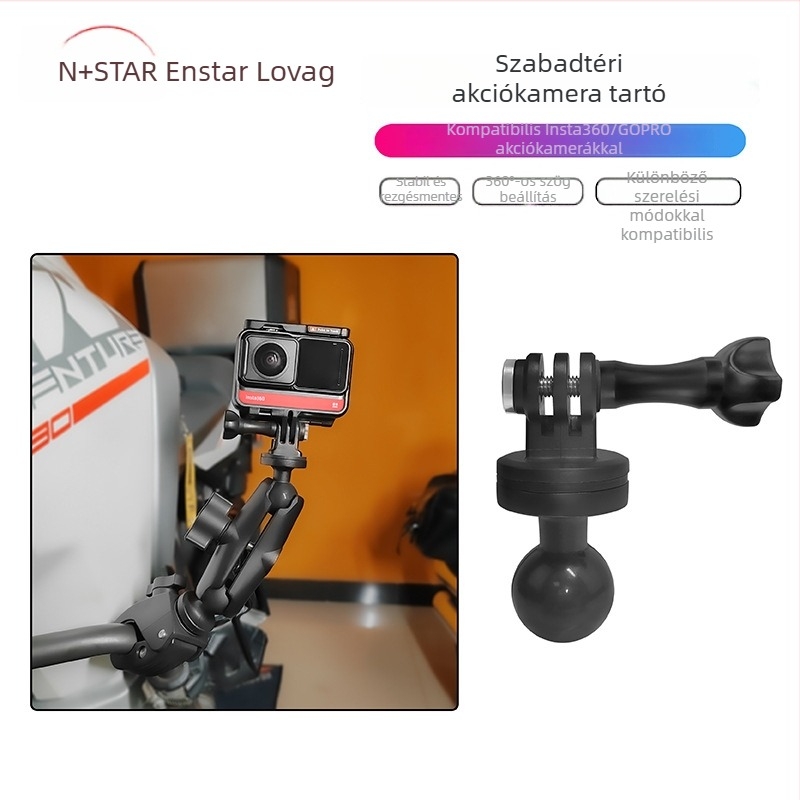 GoPro akciókamera motorkerékpár-tartó, univerzális, modell NPHA-CS