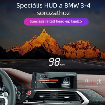 Yitu autó LCD kijelző – Rejtett HUD a BMW 3-4 sorozathoz, sebesség-projekció