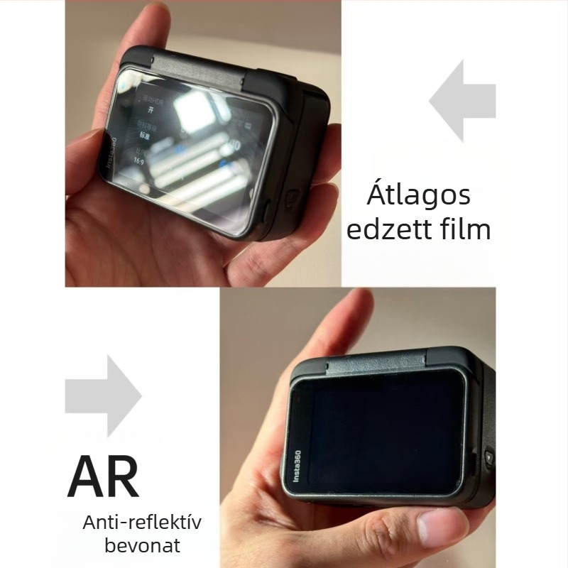 Yicheng AR kijelzővédő Sony kamerákhoz, PET/AR film, anti-reflexiós, ujjlenyomat-mentes, gépi megmunkálású, engedélyezett magánmárka