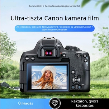 Canon R50 kijelzővédő fólia - PET anyag, AR bevonat, nagy felbontású átláthatóság