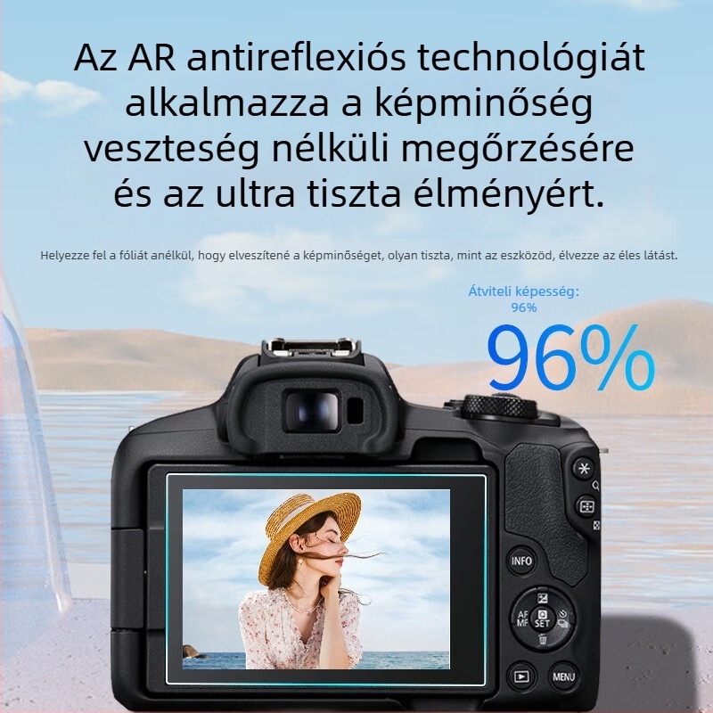 Canon EOS R50/R6 kijelzővédő - AR-anti-reflexiós PET, többszintű lamináció, Yisi márka