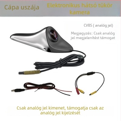 Autó holttér kamera Shark Fin modell, 1080p, 12V, 170° állítható, CVBS/AHD