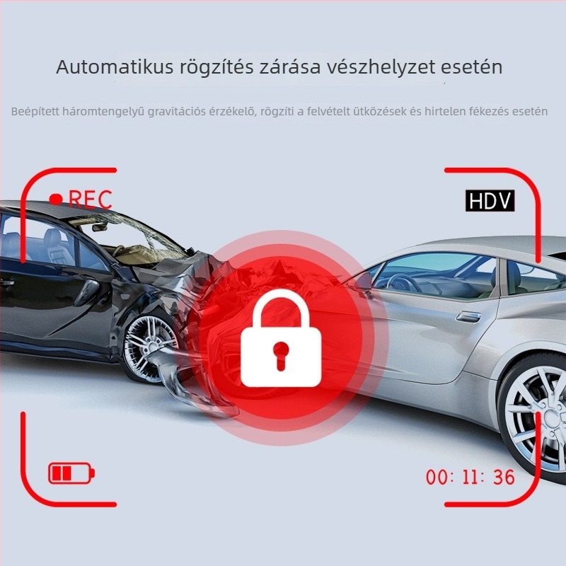 Rúzs alakú rejtett autókamerával, Wi‑Fi, 1080P