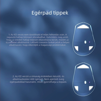 Logitech M720 egér lábmatrica — Ice Edition, Arc Edge, E-sport Zökkenőmentes csúszás, Kiváló kidolgozás