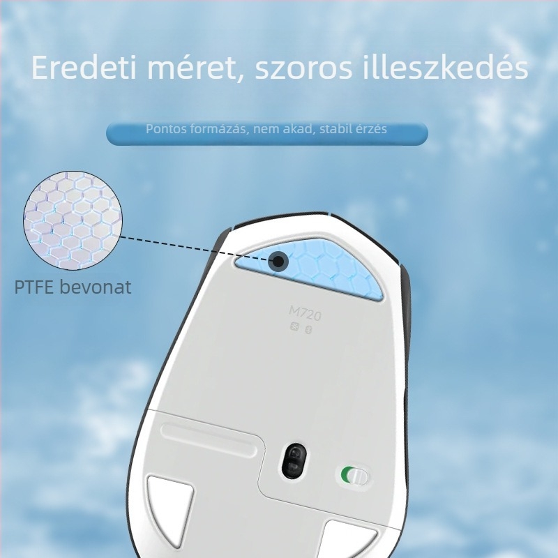 Logitech M720 egér lábmatrica — Ice Edition, Arc Edge, E-sport Zökkenőmentes csúszás, Kiváló kidolgozás