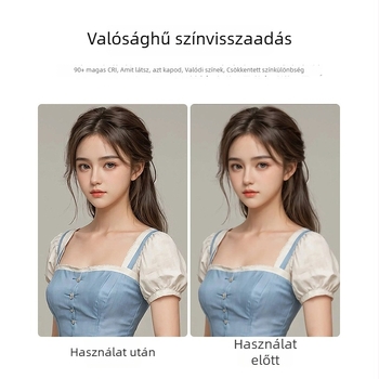 Új retro LED világítás fotózáshoz kültéri felvételekhez — hordozható, lágy fény, állítható szín