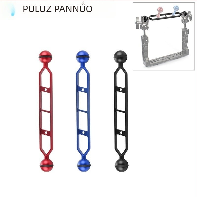 Puluz PU260 Ultrakönnyű alumíniumötvözetes víz alatti világítási kar kamera számára – akciókamera kompatibilis, ball head fej