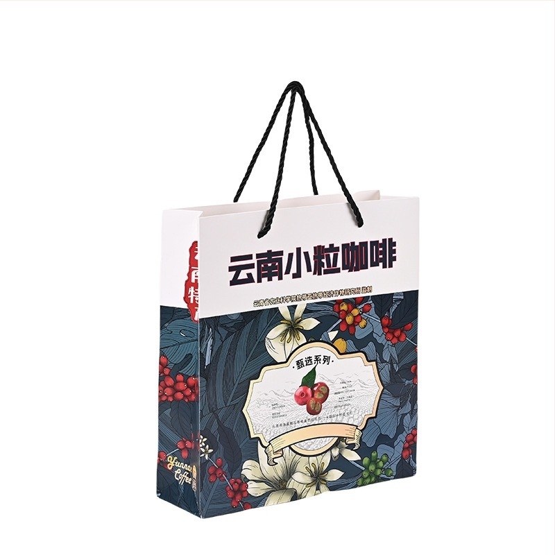 Kraft papír ajándéktáskák ruházati boltok számára – kézitáska forma, logó nyomtatás, kis tételű testreszabás