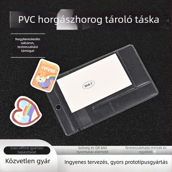 PVC műanyag zacskók horgászfelszereléshez – átlátszó horogtasakok, testre szabhatóak, teljes specifikációkkal